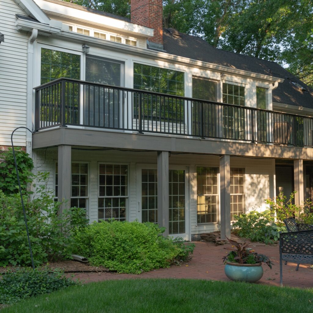 A remodeled home exterior in Milford, Nebraska
